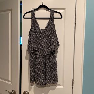 Black and white romper